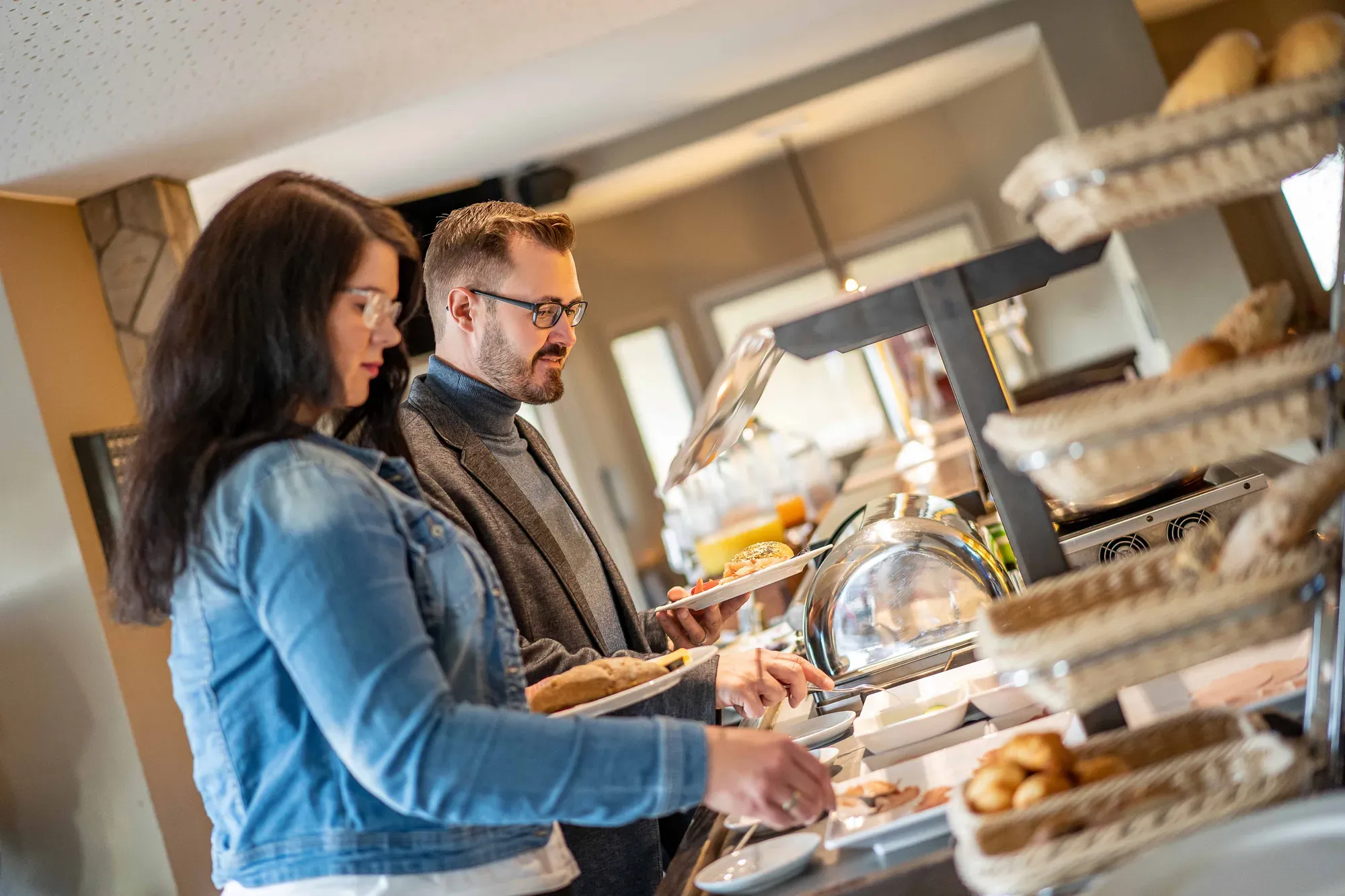 Frühstücksbuffet im Hotel Meyerink