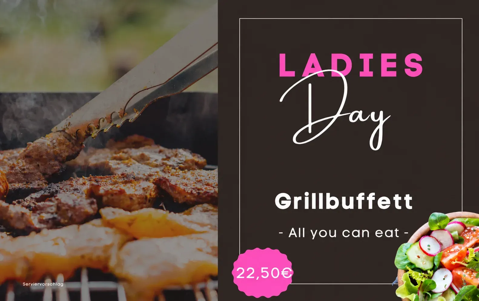 Grillbuffet im Hotel Meyerink
